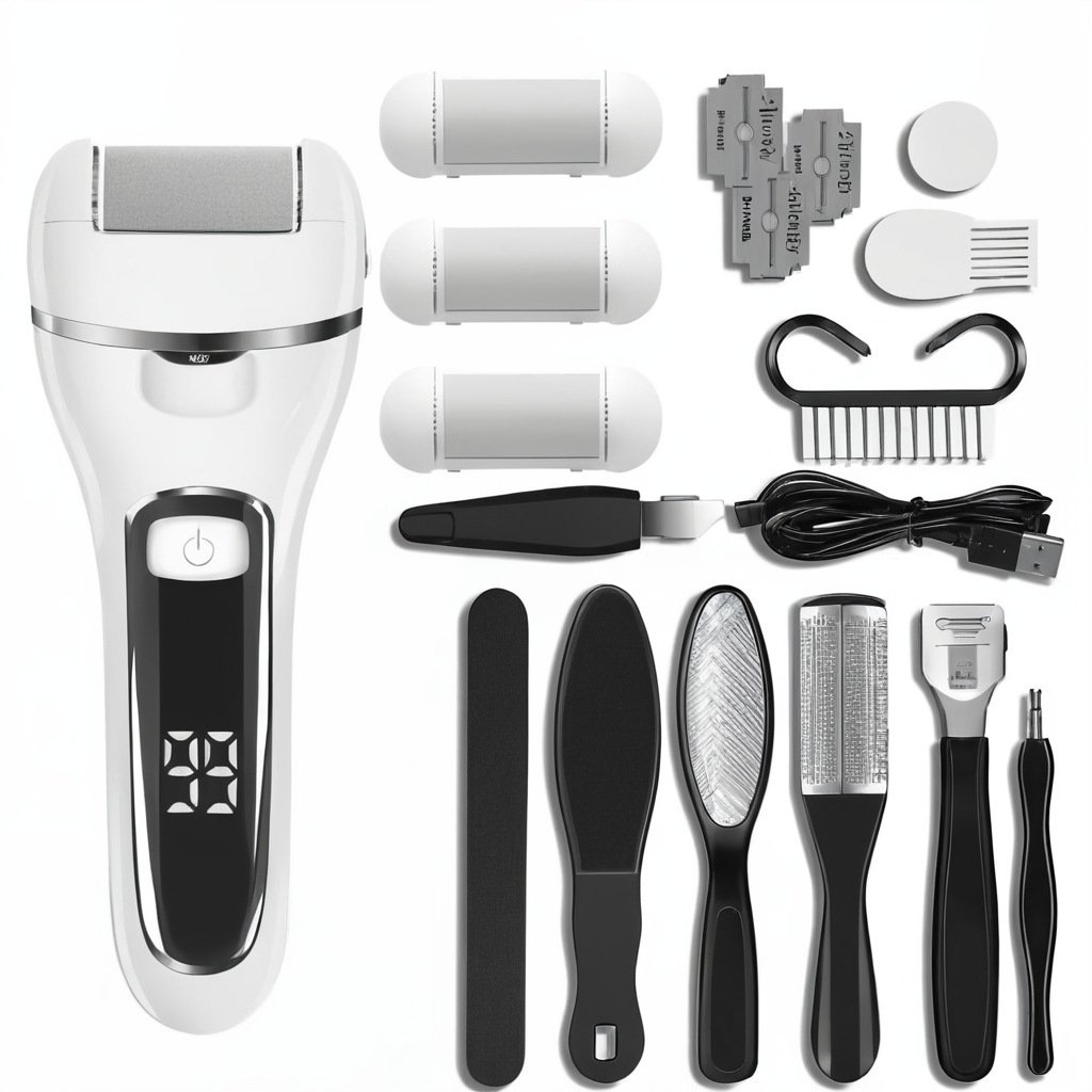 Exfoliante para pies portátil