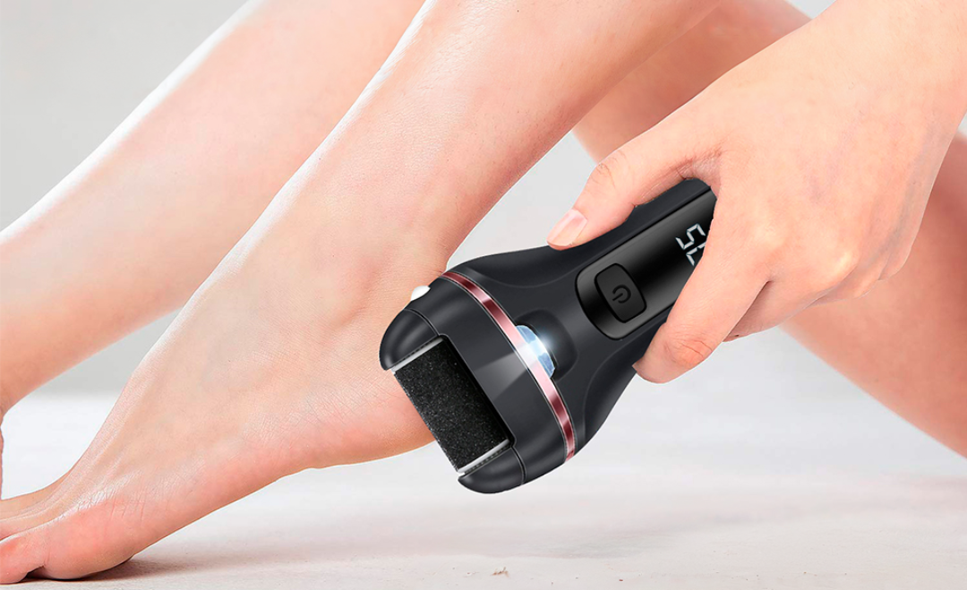 Exfoliante para pies portátil