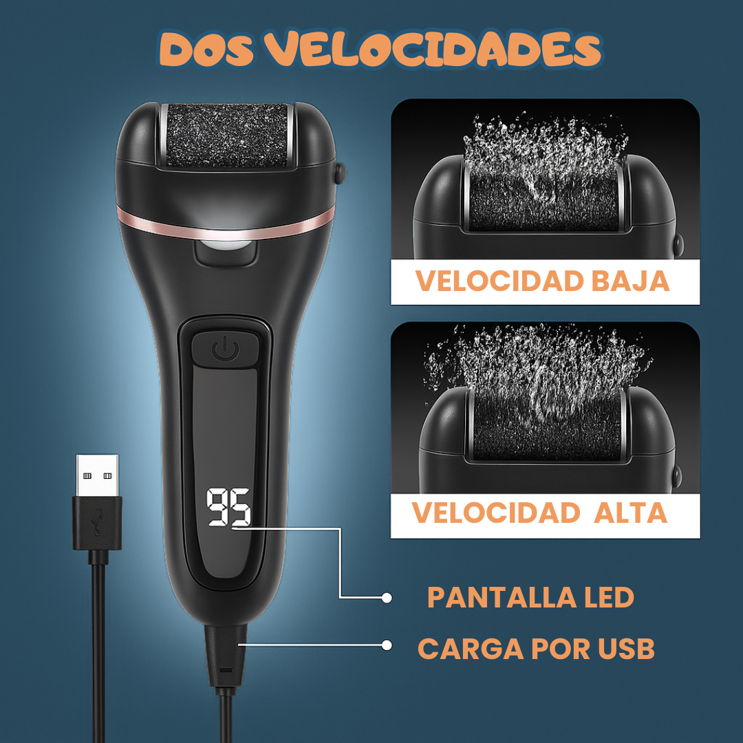Exfoliante para pies portátil