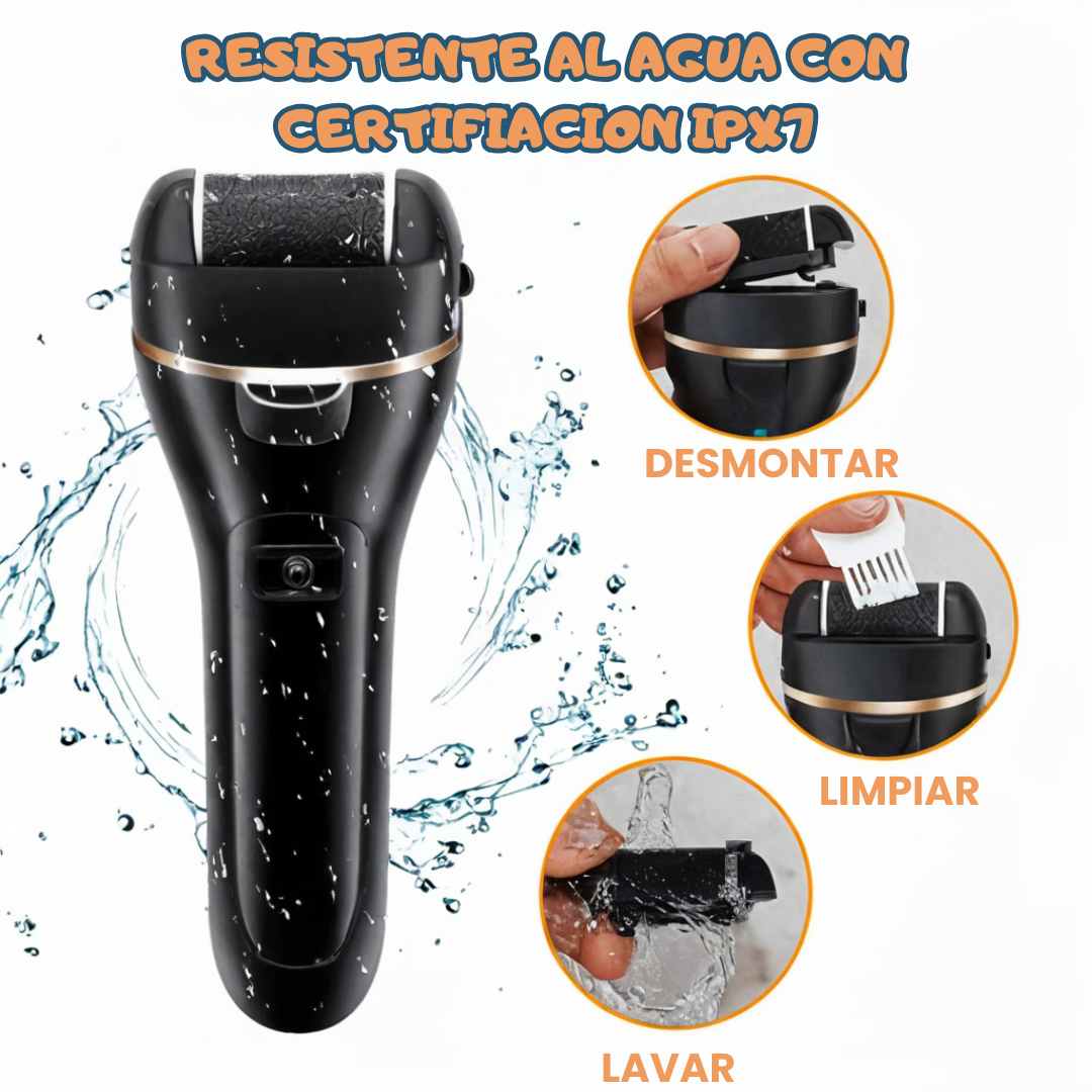 Exfoliante para pies portátil